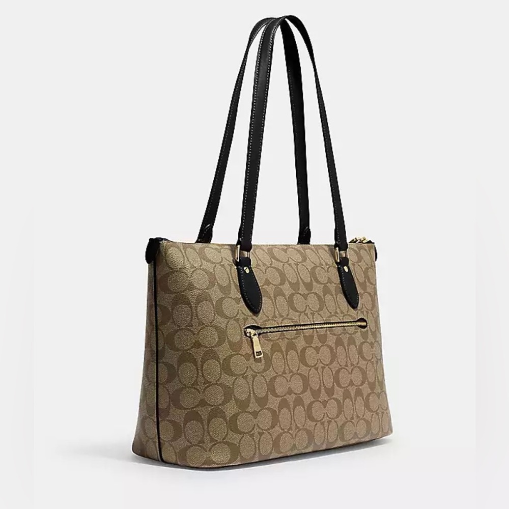 NWT COACH Gallery Tote In Signature Canvas